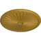 Ekena Millwork Leandros Ceiling Medallion (Fits Canopies up to 5"), 33 1/8"OD x 3 1/2"ID x 1 3/8"P, Pharaohs Gold CM33LEPGS - alternate 3